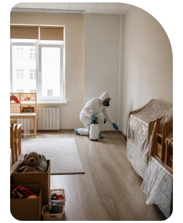 Дезинсекция детского сада в Ирбите цена от 5497 р. | Сенат-Рбт